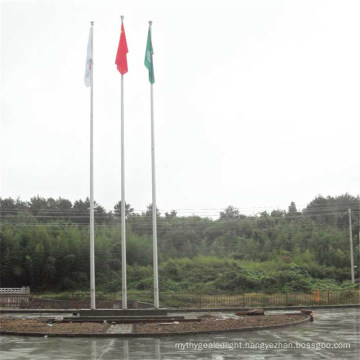 25m Stainless Round Type Solar Flag Light Pole (DXSLP-09)